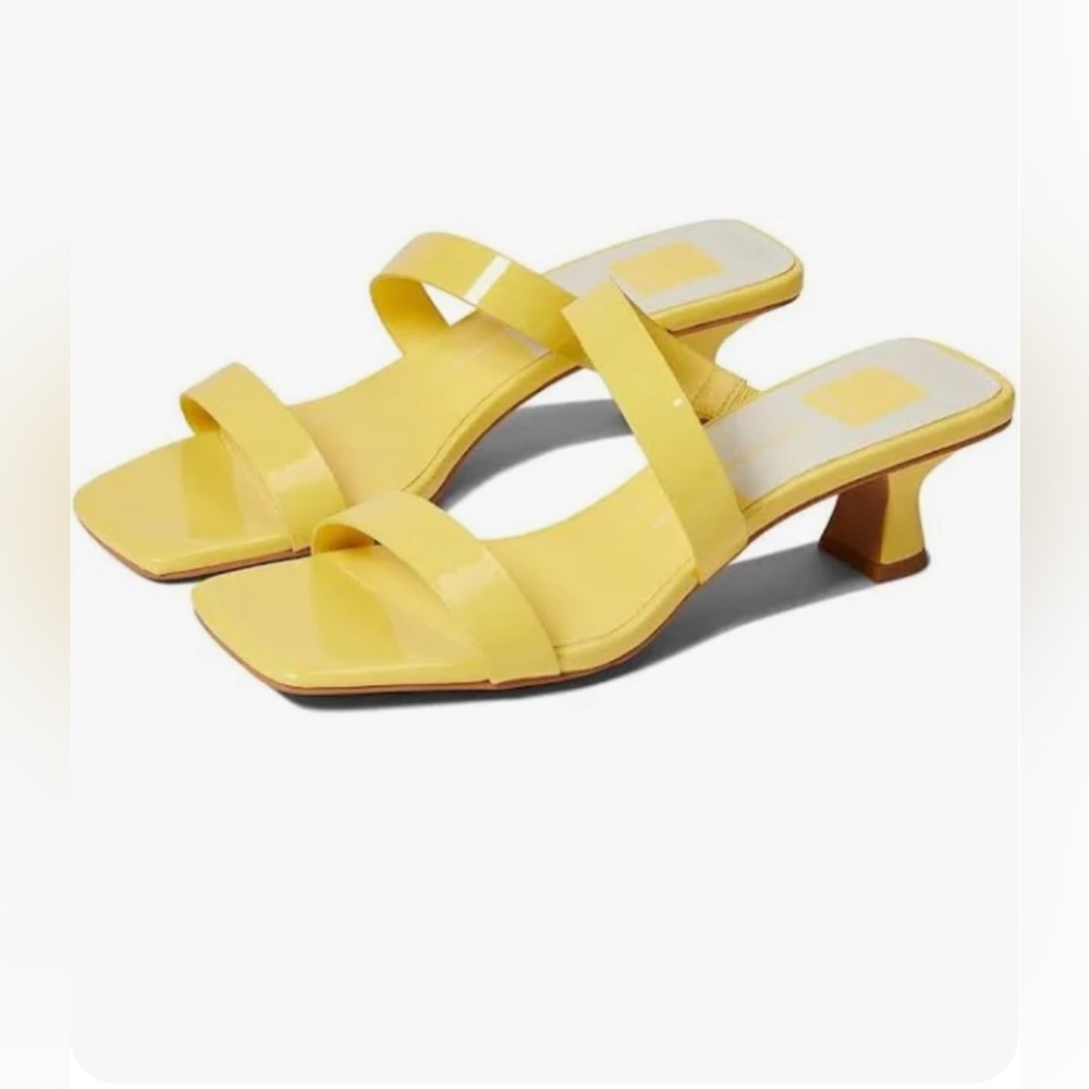 DOLCE VITA BERTIE YELLOW PATENT STELLA 
Size 7